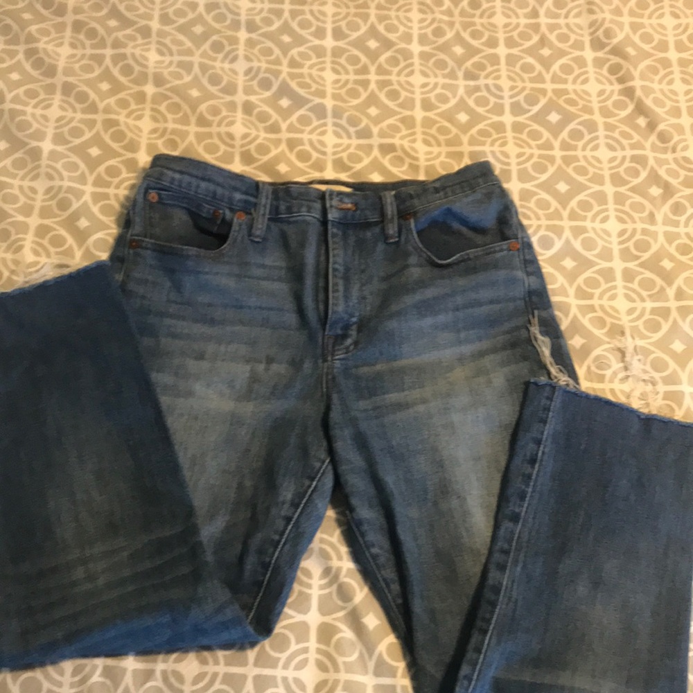 The high rise slim crop boy Jean from Madewell